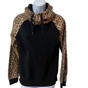 Black cheetah hoodie